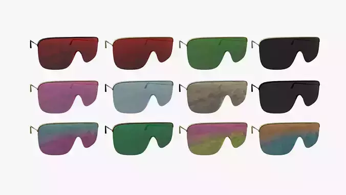 12 Sunglasses I Collection - Character Design Fashion 