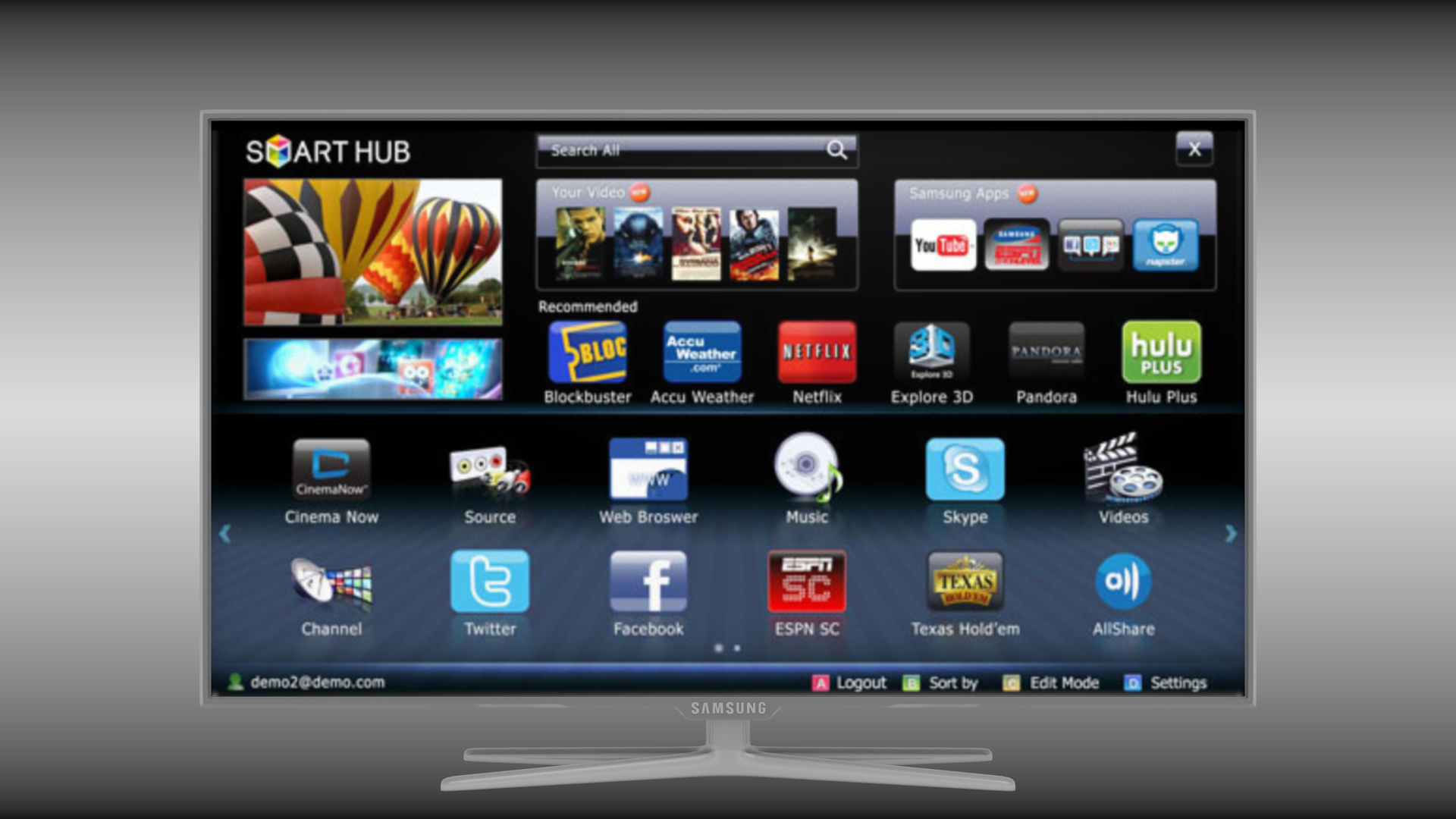 Samsung Smart Tv 3D model_11