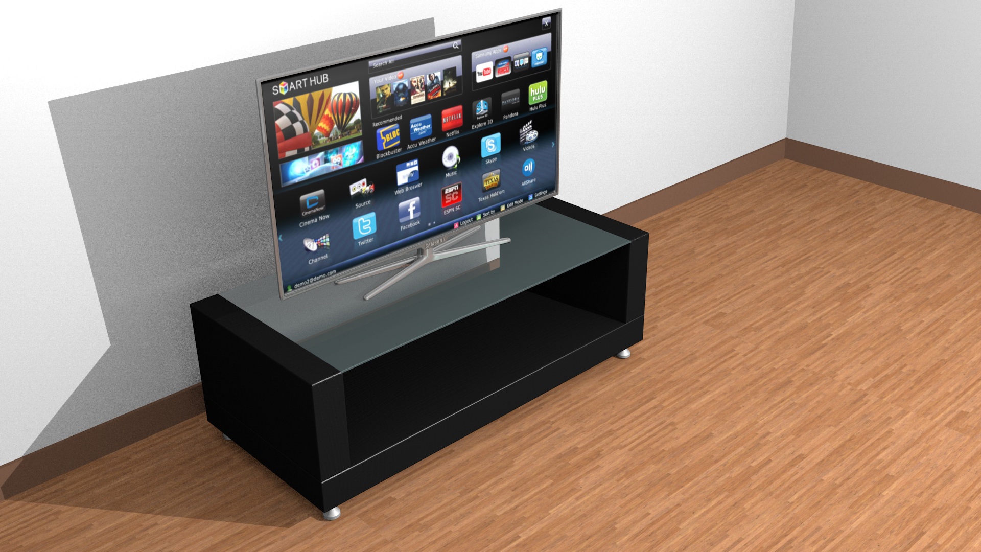 Samsung Smart Tv 3D model_14