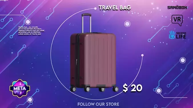 Travel bag largel hardshell on wheels