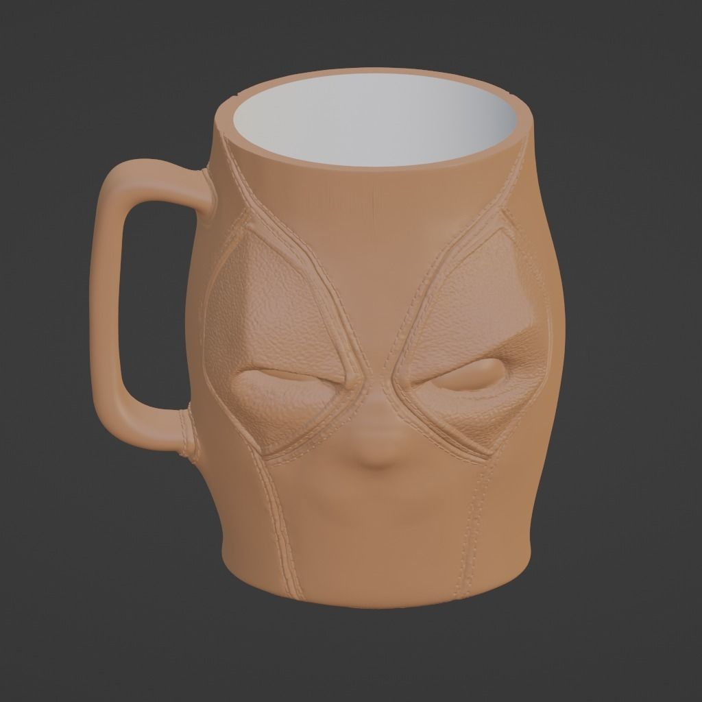 Deadpool Cup Beer Cup  3D print model_12