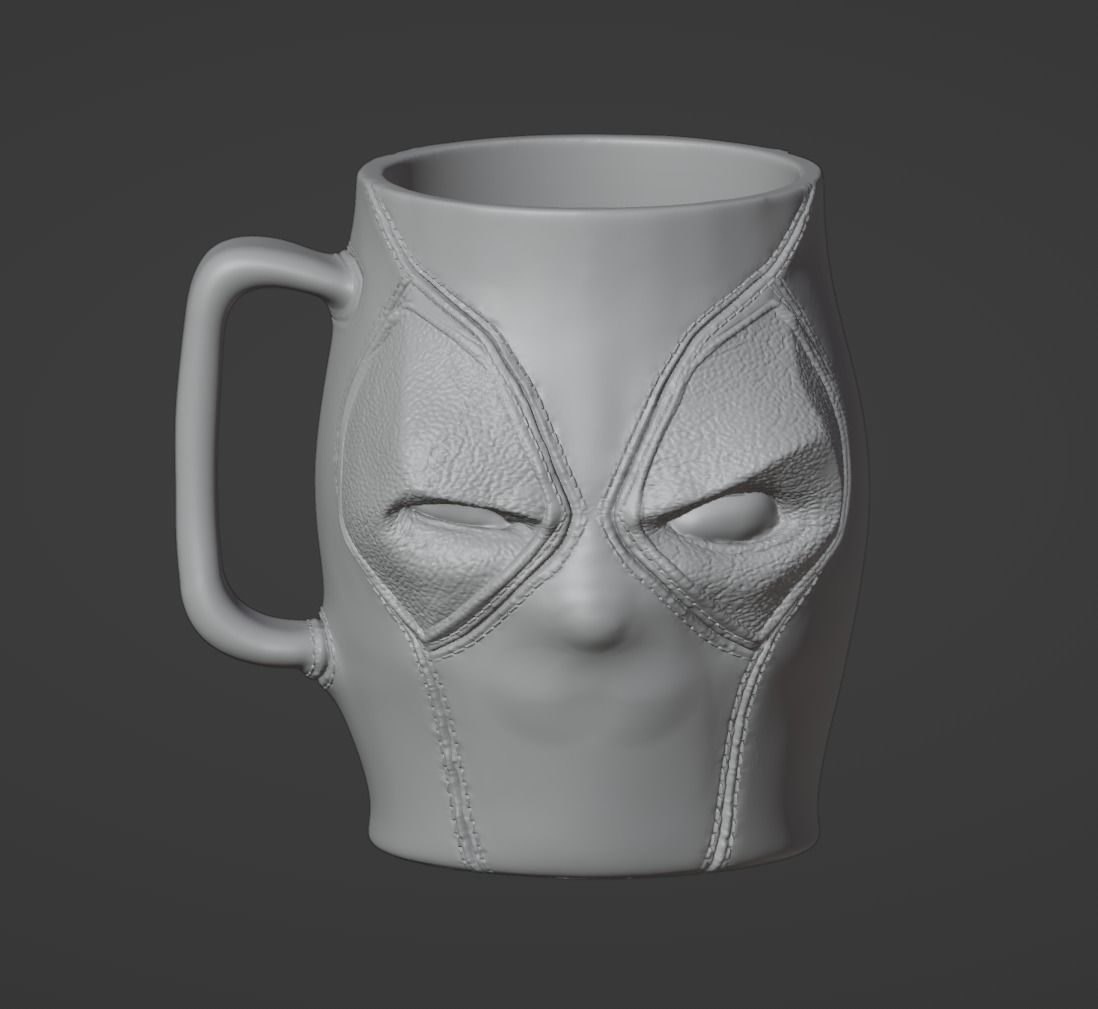 Deadpool Cup Beer Cup  3D print model_10