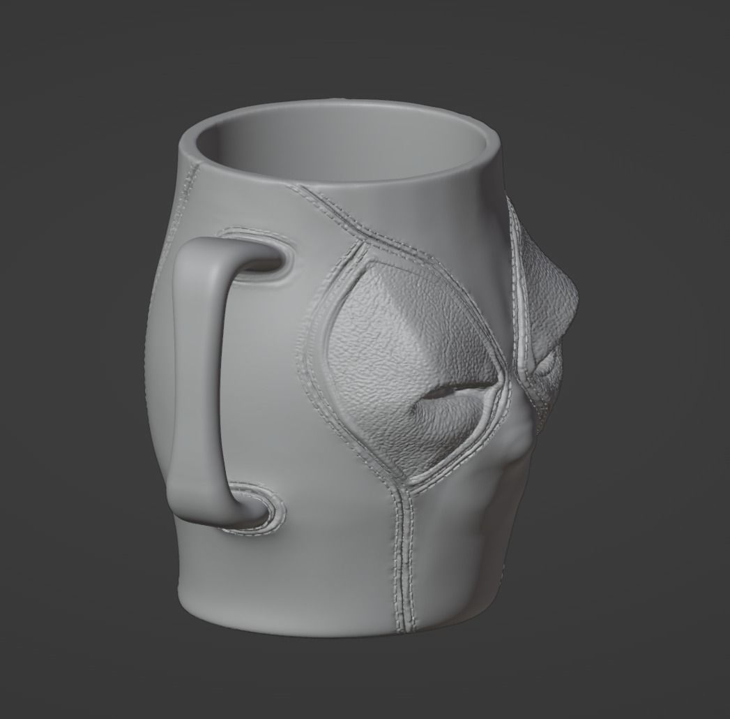 Deadpool Cup Beer Cup  3D print model_11
