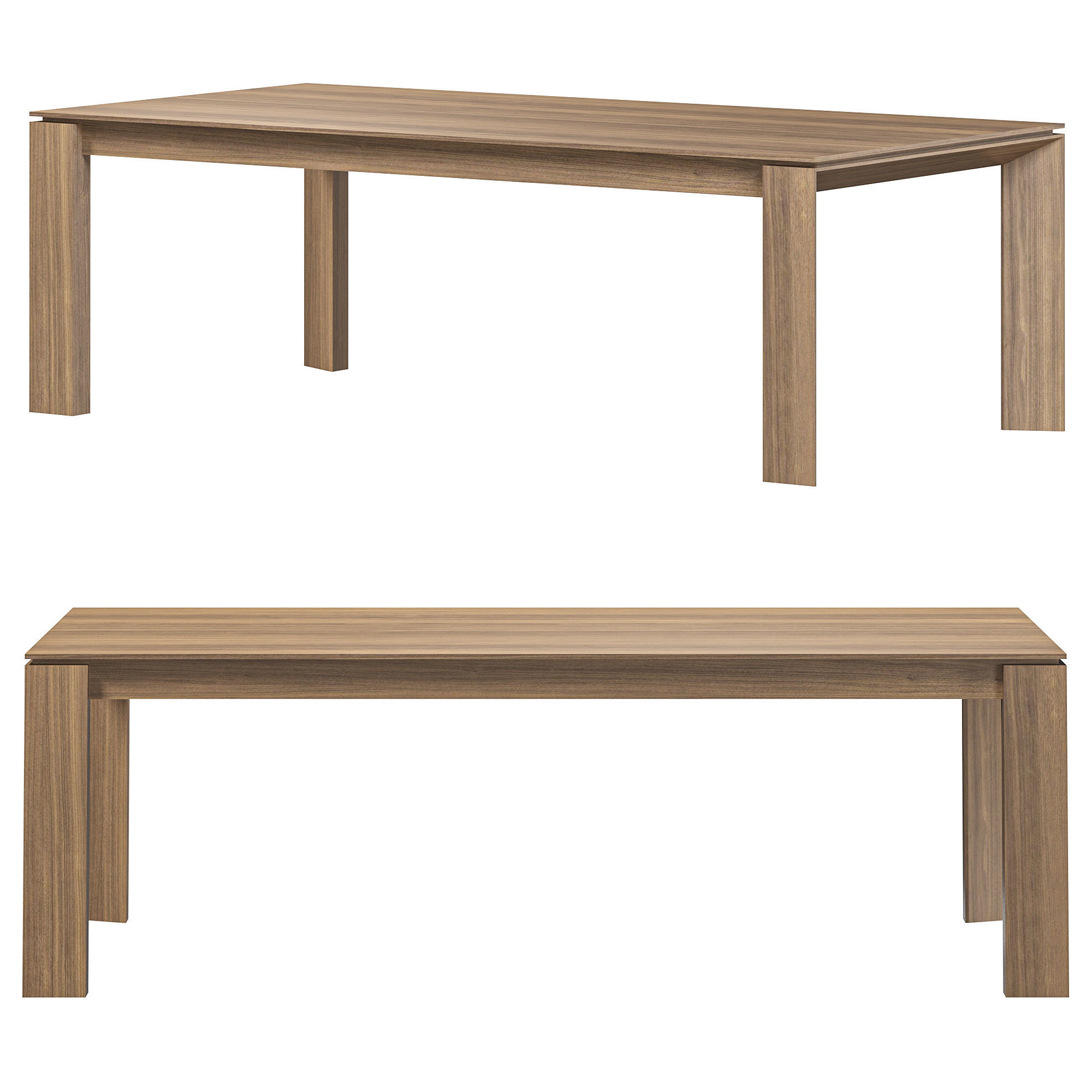 SUSAN DINING TABLE by laskasas 3D model_4