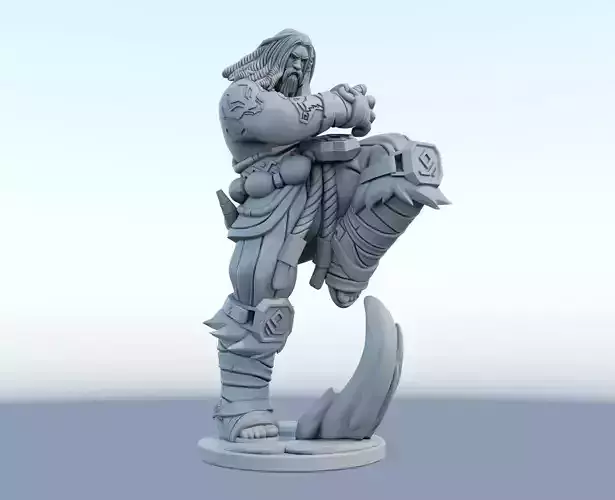 udyr 3d print model from league of legends  3D print model
