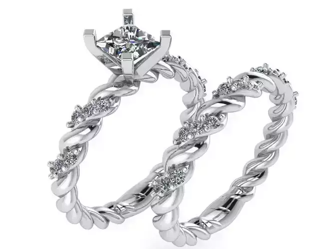 Emerald Halo Transformer Ring 1827  3D print model