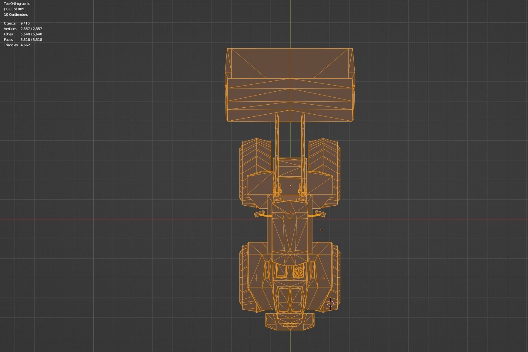 Loader Construction Machine Game Asset Low-poly 3D model_6