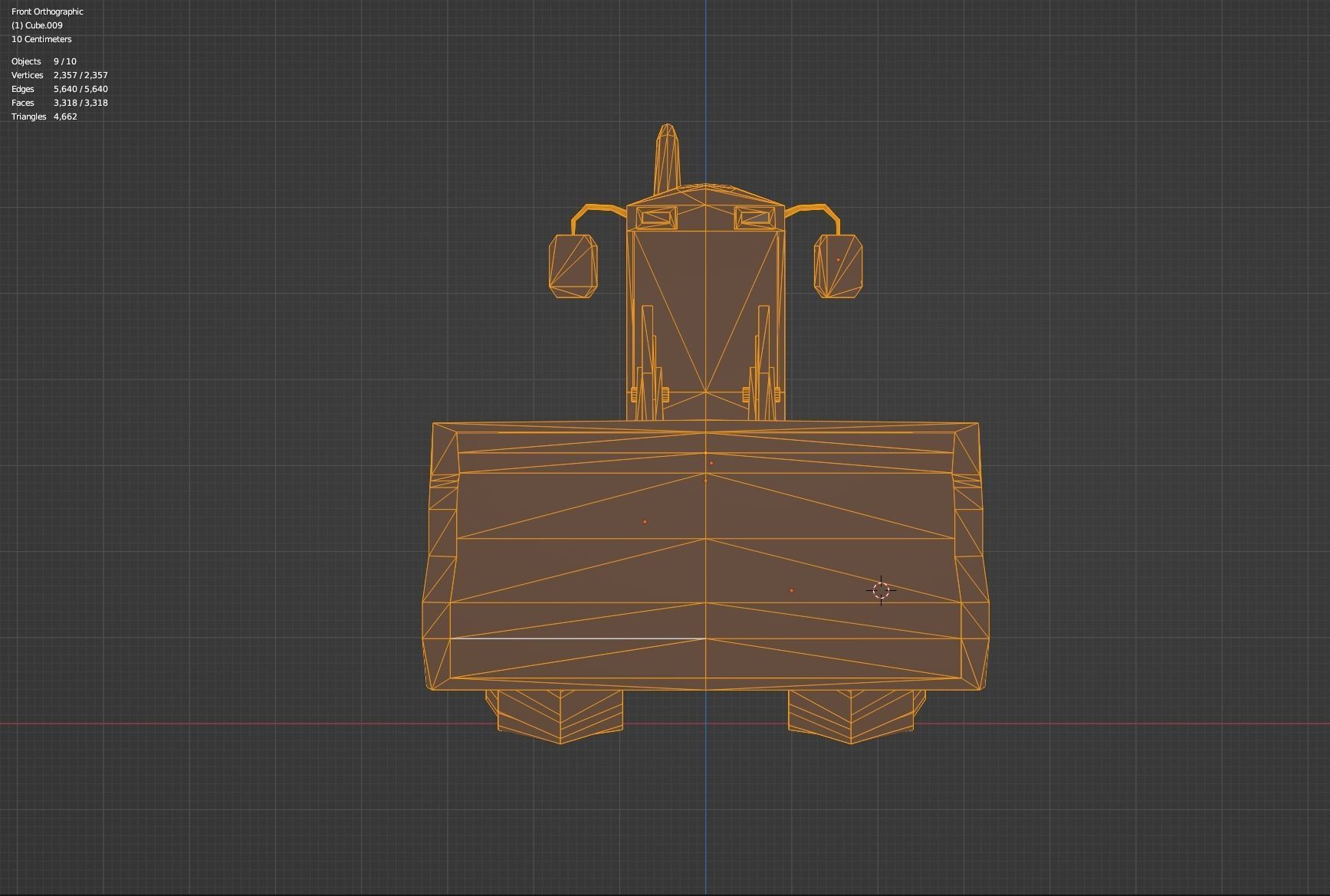 Loader Construction Machine Game Asset Low-poly 3D model_5