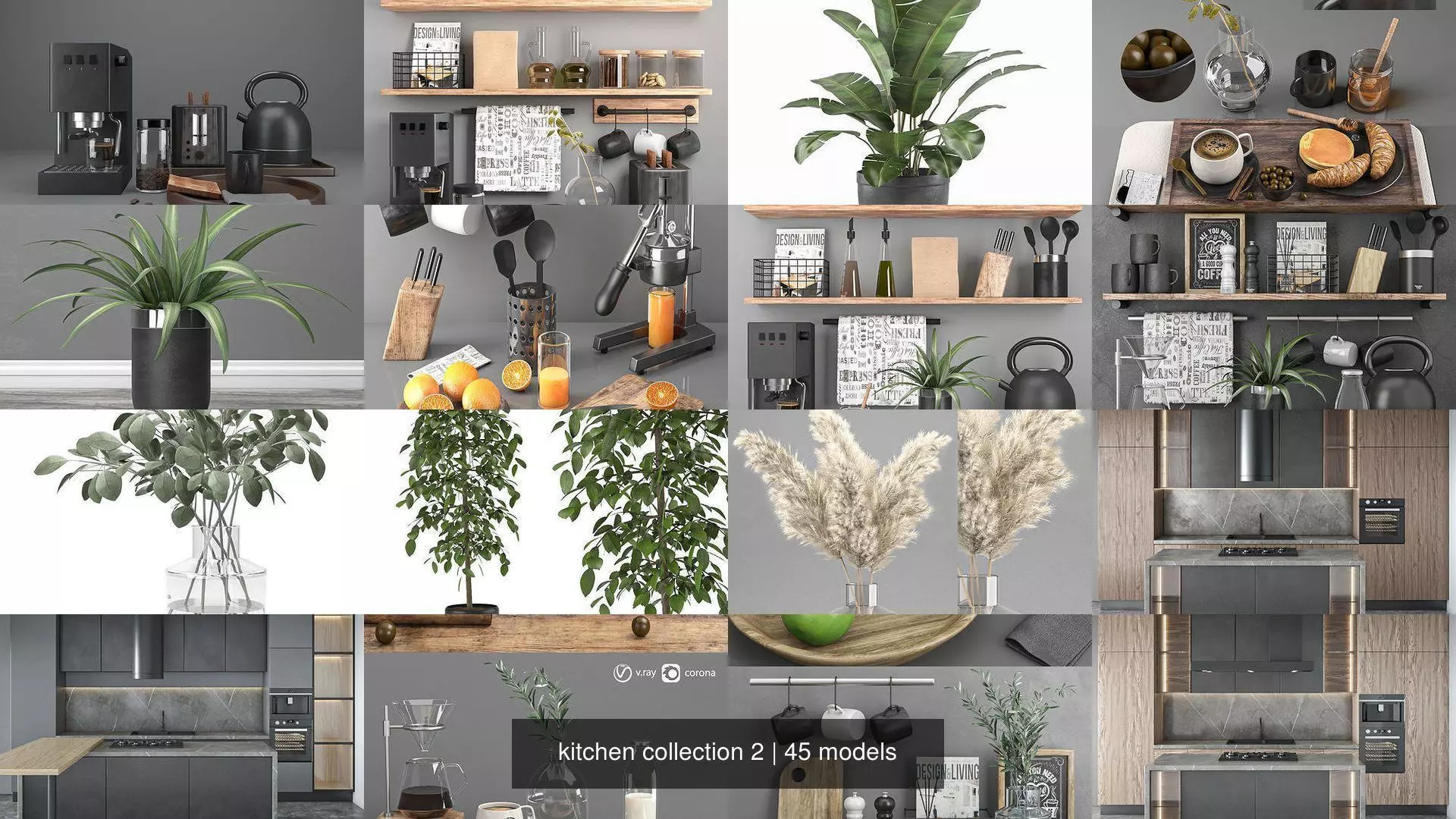 kitchen collection 2 banana plant in pot _1