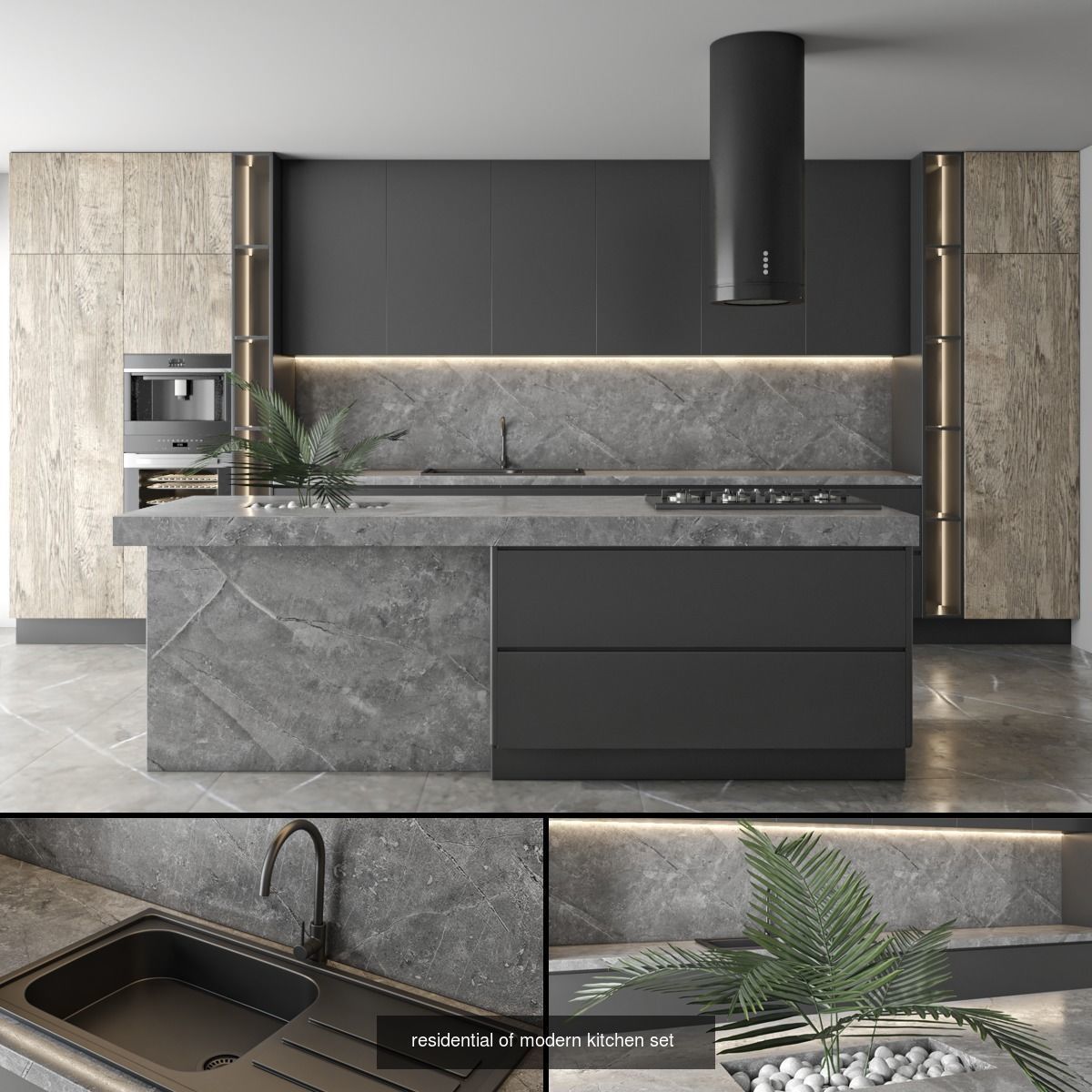 kitchen collection 2 banana plant in pot _46