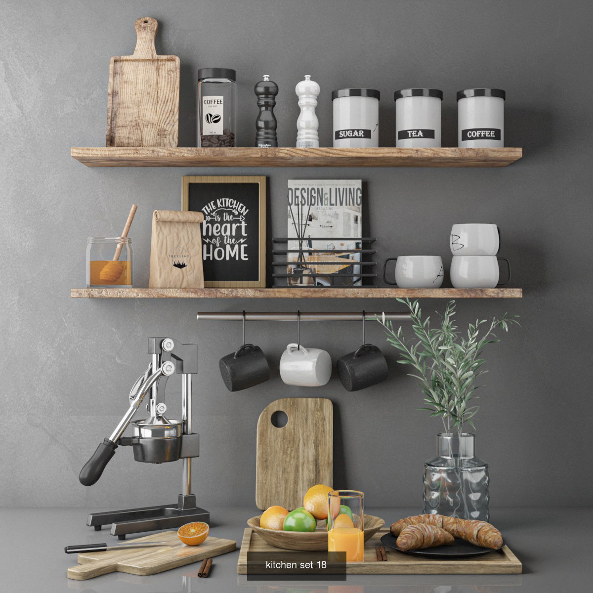 kitchen collection 2 banana plant in pot _25