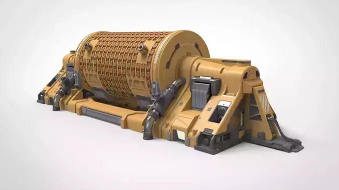 sci fi Small modular reactor 3D model