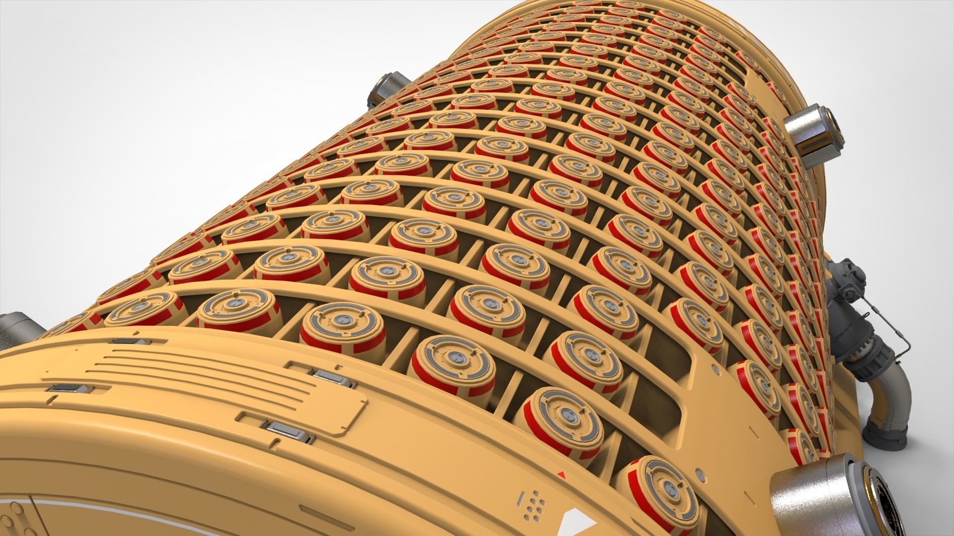 sci fi Small modular reactor 3D model_15