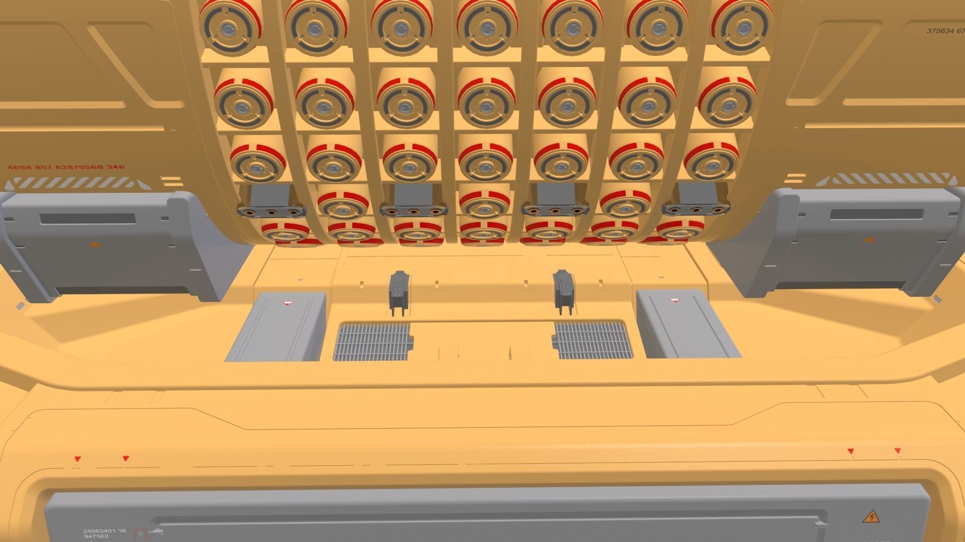 sci fi Small modular reactor 3D model_17