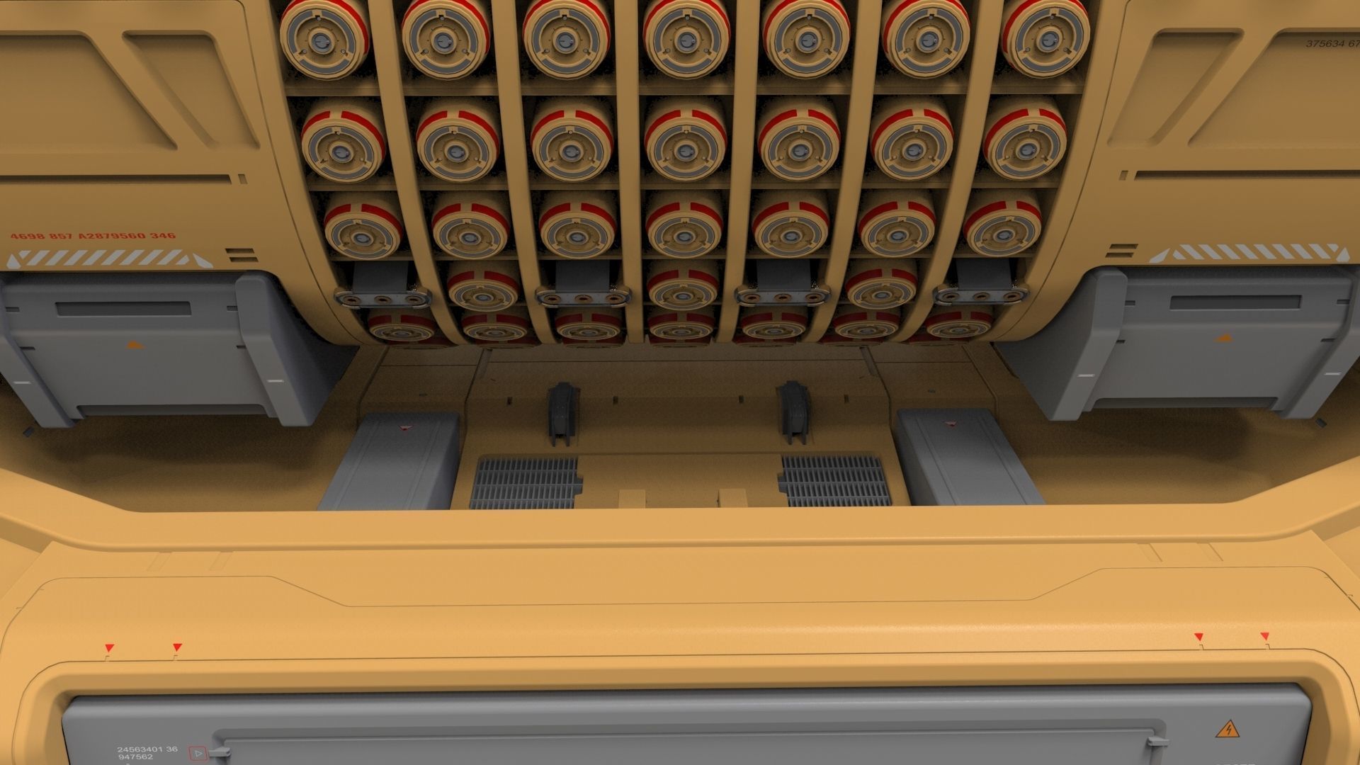 sci fi Small modular reactor 3D model_16