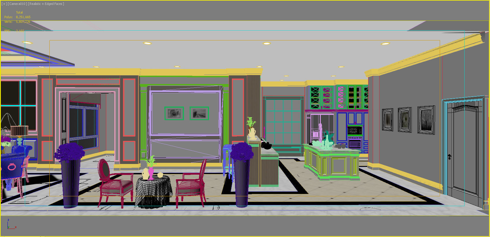 All first floor house designs 3D model_23