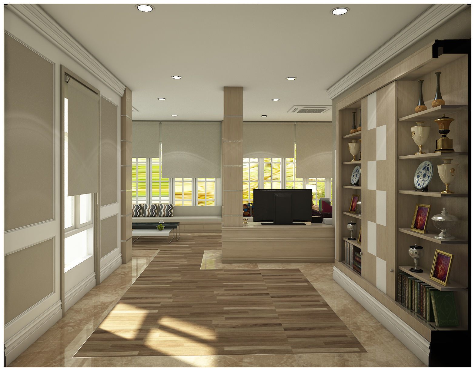 All first floor house designs 3D model_7