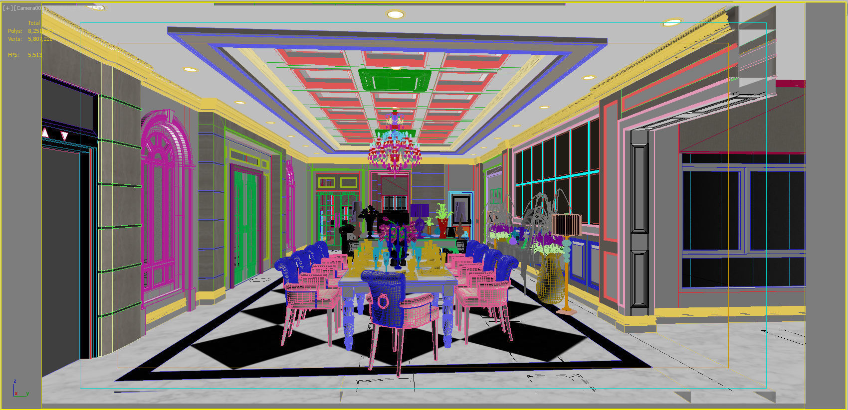 All first floor house designs 3D model_16