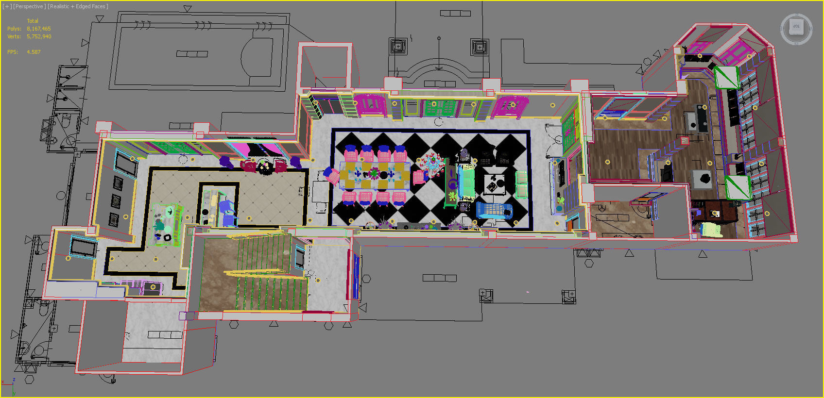 All first floor house designs 3D model_29