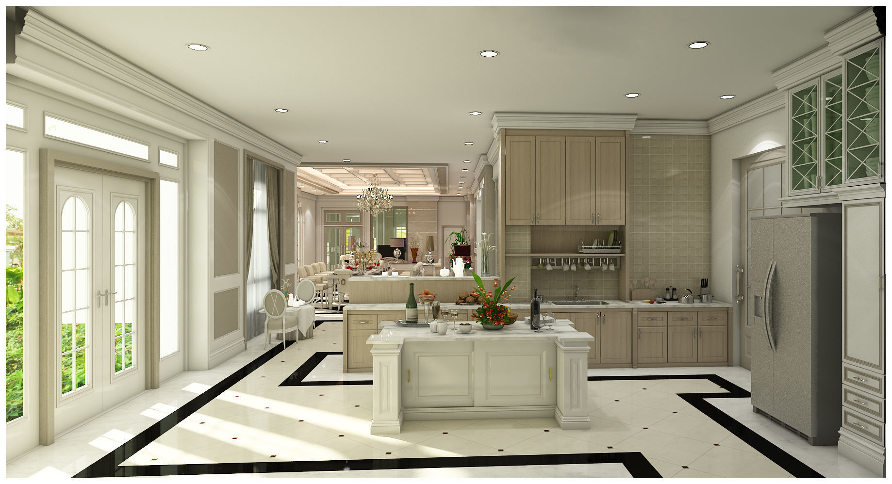 All first floor house designs 3D model_10