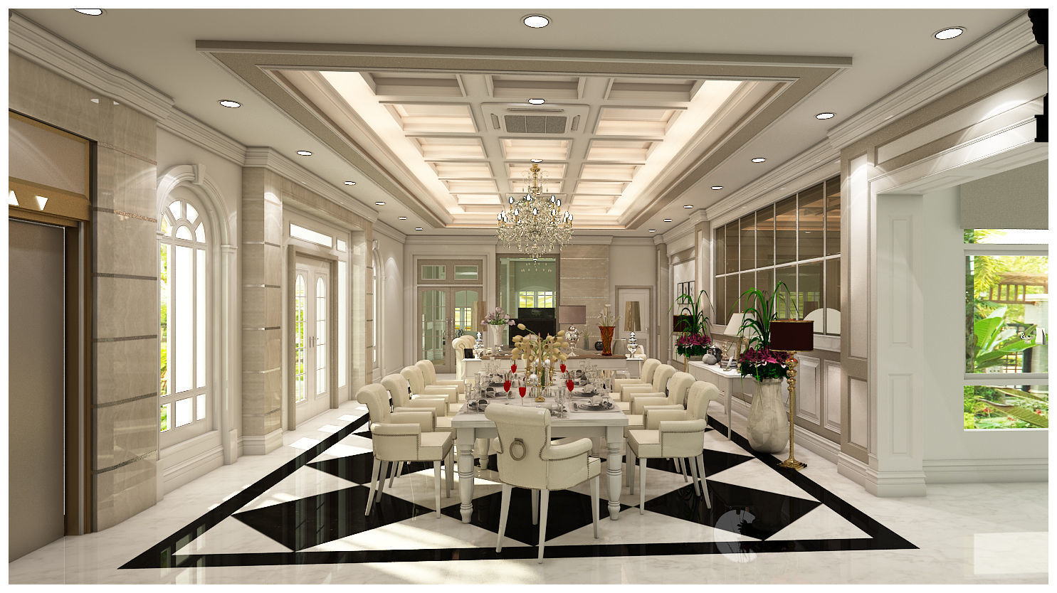 All first floor house designs 3D model_2