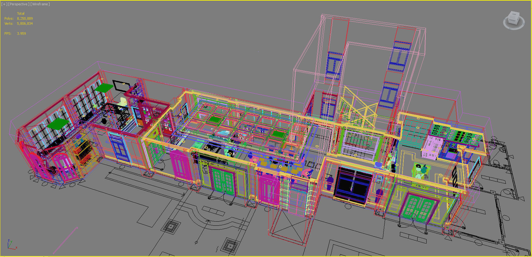 All first floor house designs 3D model_28