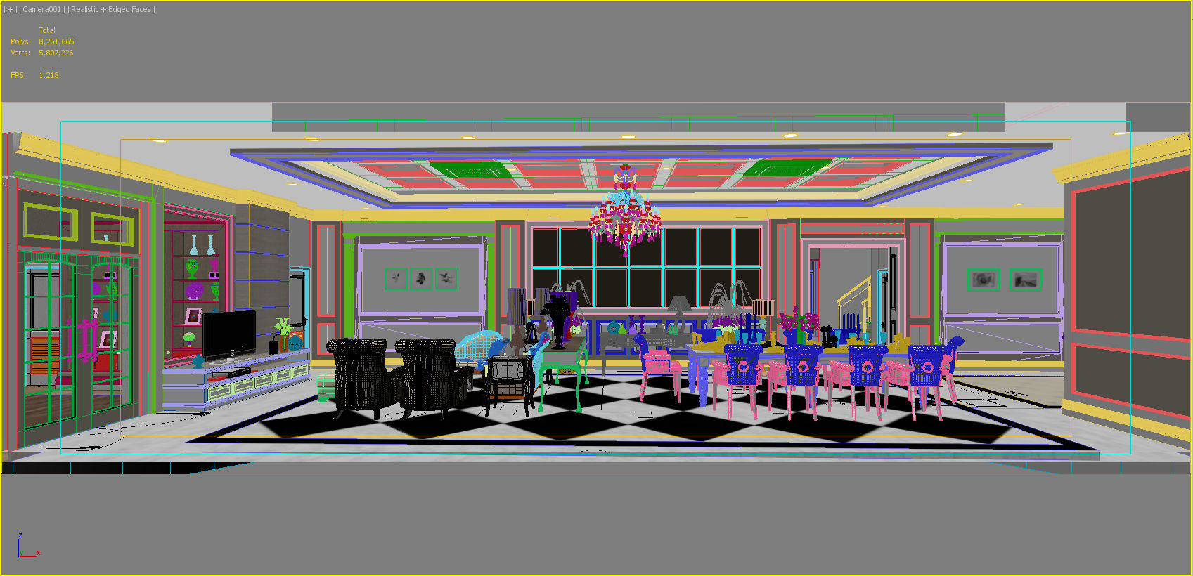 All first floor house designs 3D model_14