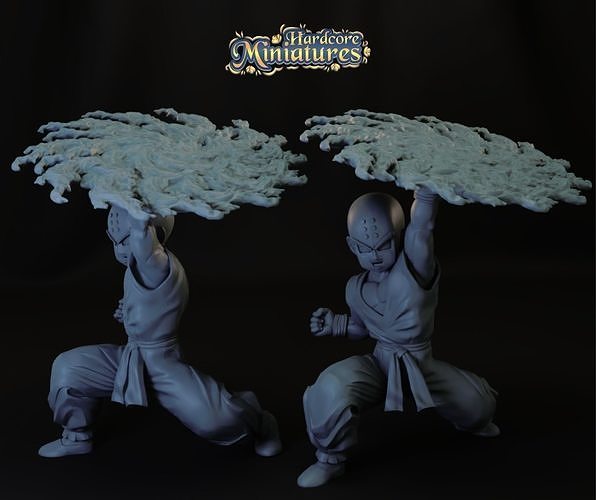 MARVEL CRISIS PROTOCOL KRILLIN PRESUPPORTED INCLUDED  3D print model
