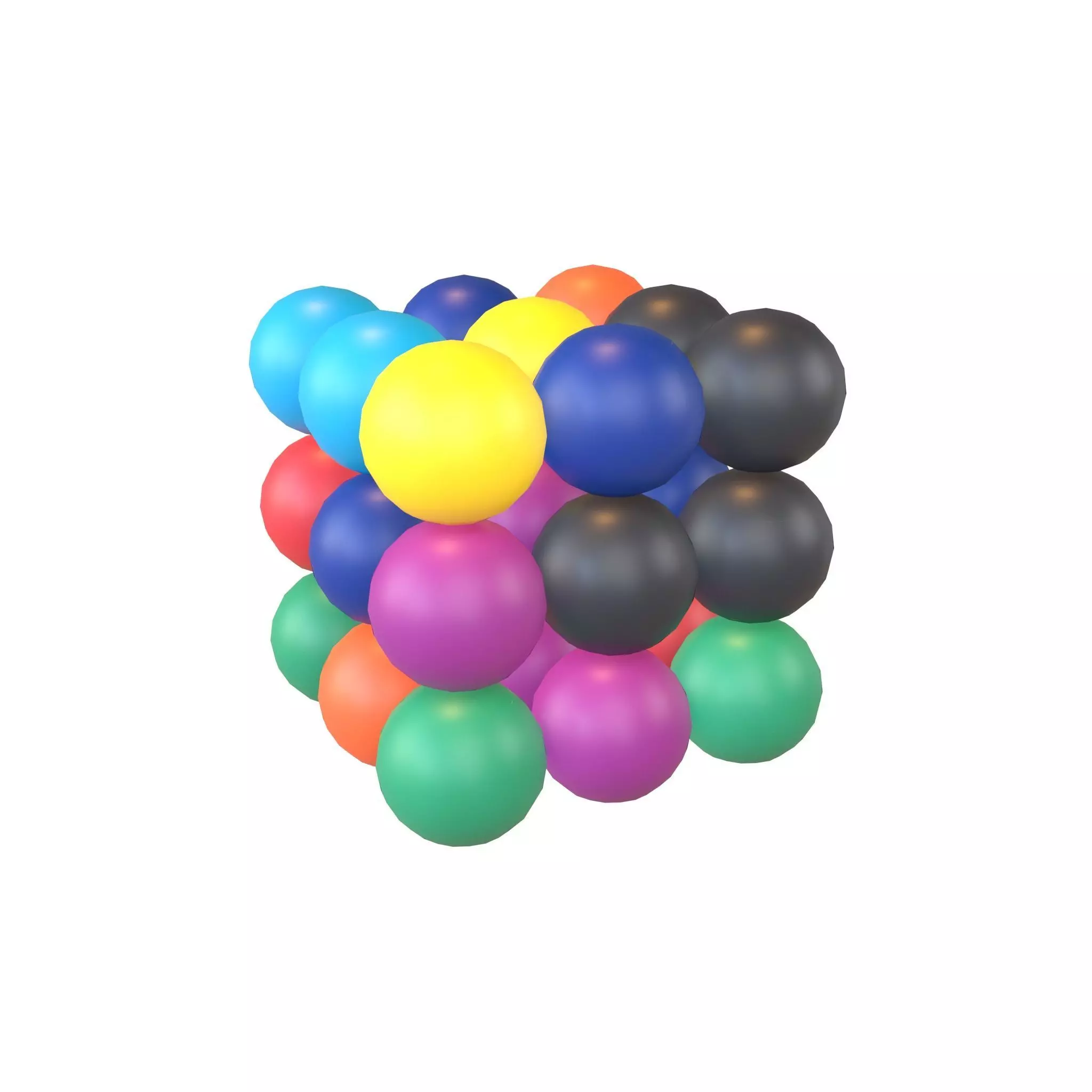 Molecube v1 001 Low-poly 3D model_0