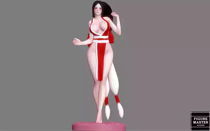 MAI SHIRANUI GIRL KOF GAME ANIME CHARACTER 3D PRINT