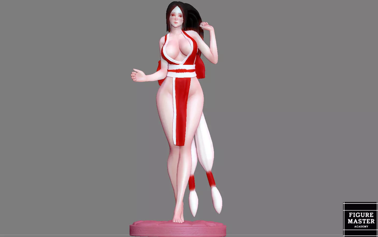 MAI SHIRANUI GIRL KOF GAME ANIME CHARACTER 3D PRINT 3D print model