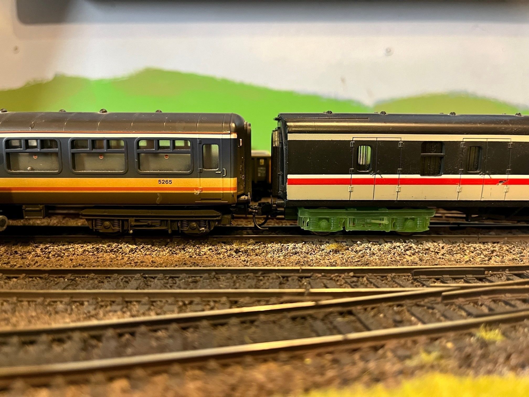 OO MK2 and MK2A Coach Bogie with NEM Socket to fit a Lima Coach 3D print model_1