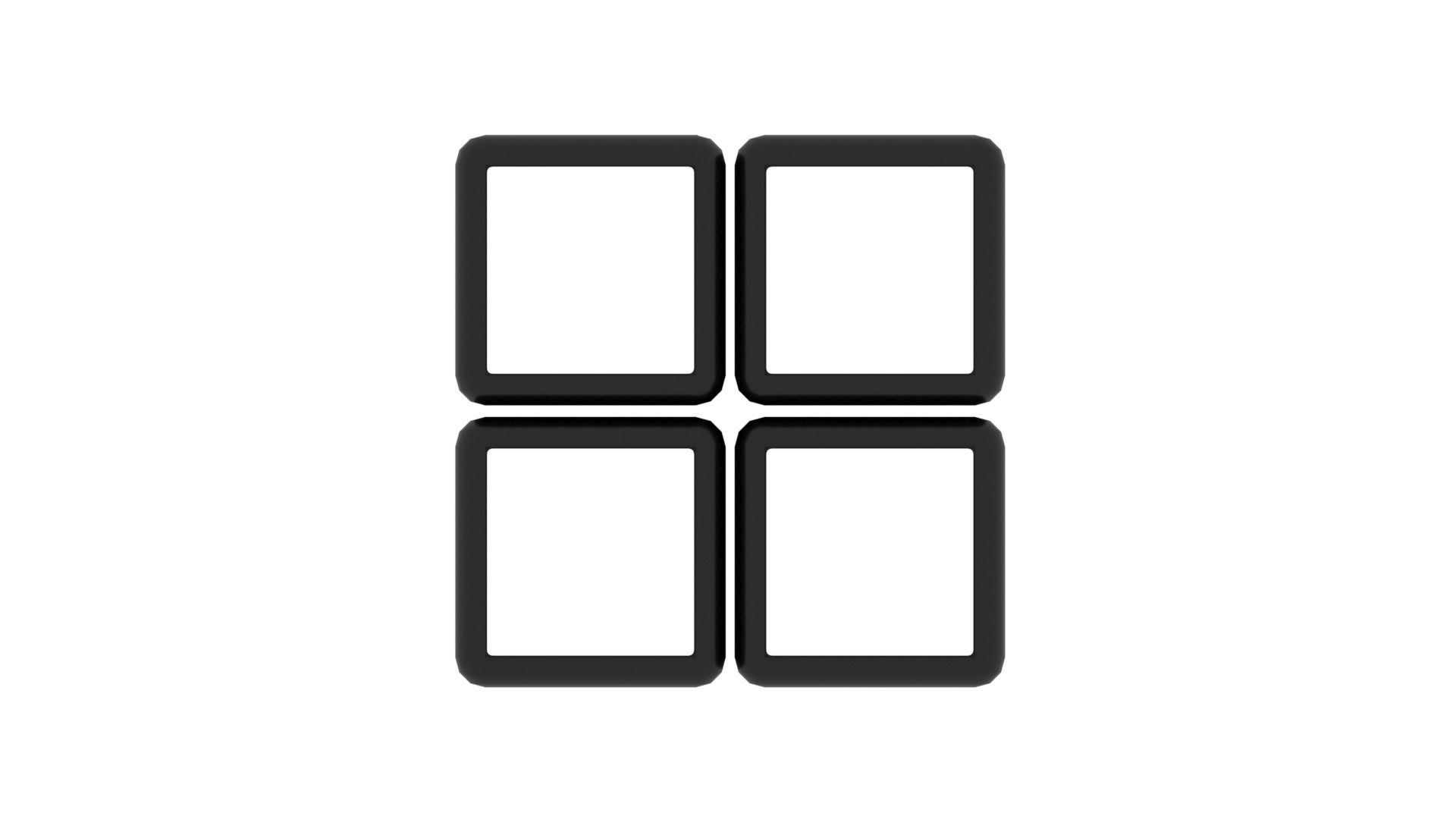 Rubiks Cube 2x2x2 3D model_12