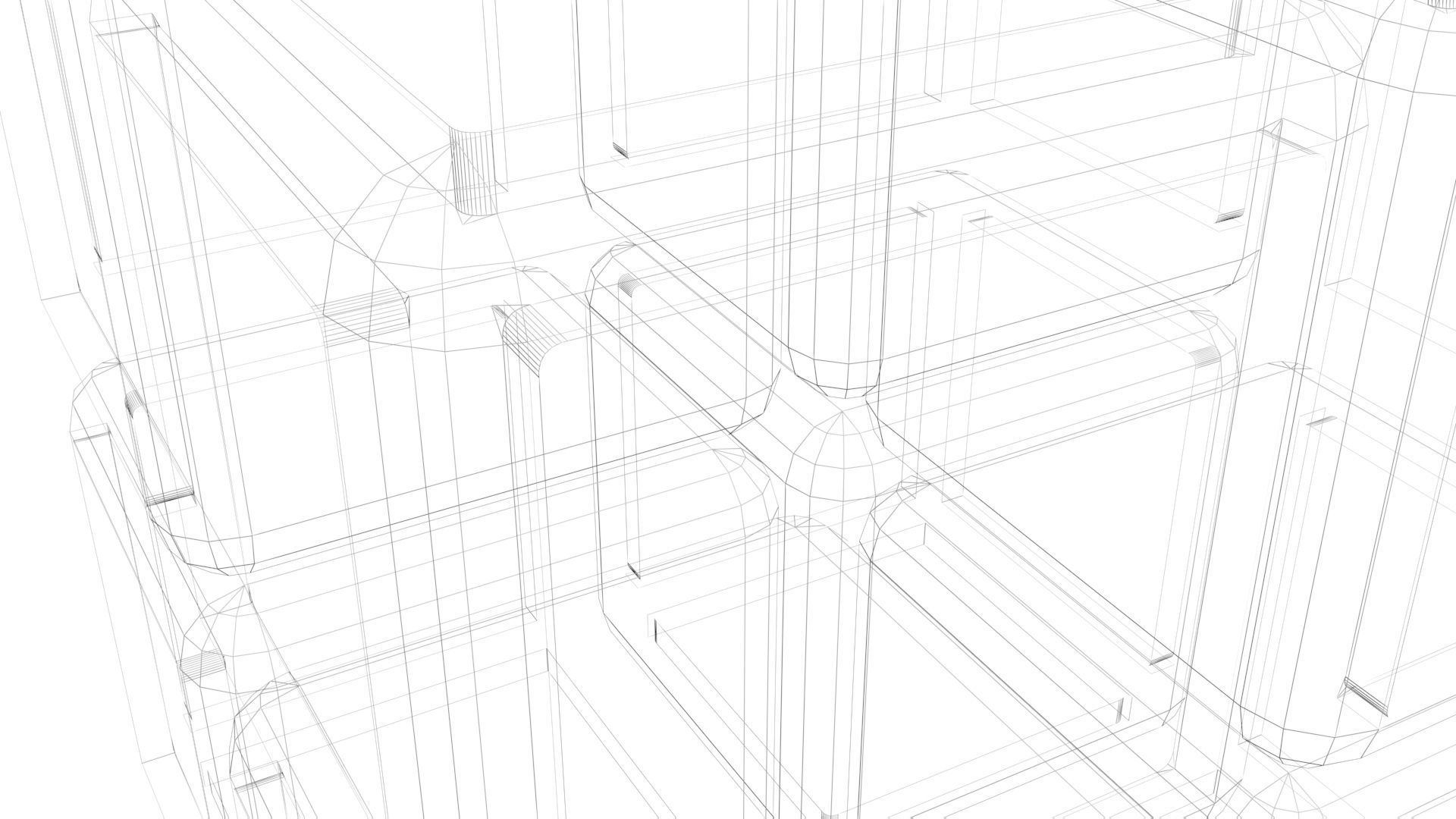 Rubiks Cube 2x2x2 3D model_17