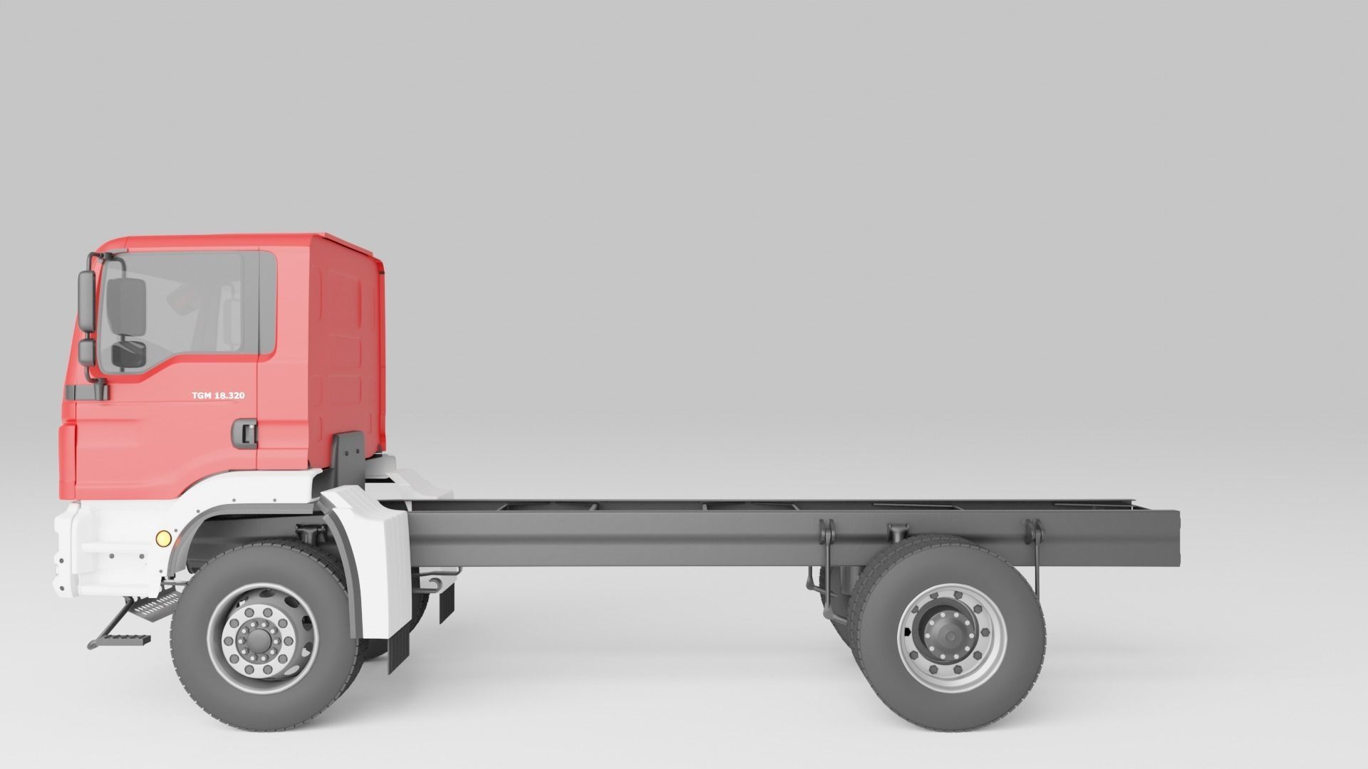 MAN TGM 18 LQ Interior 3D model_2