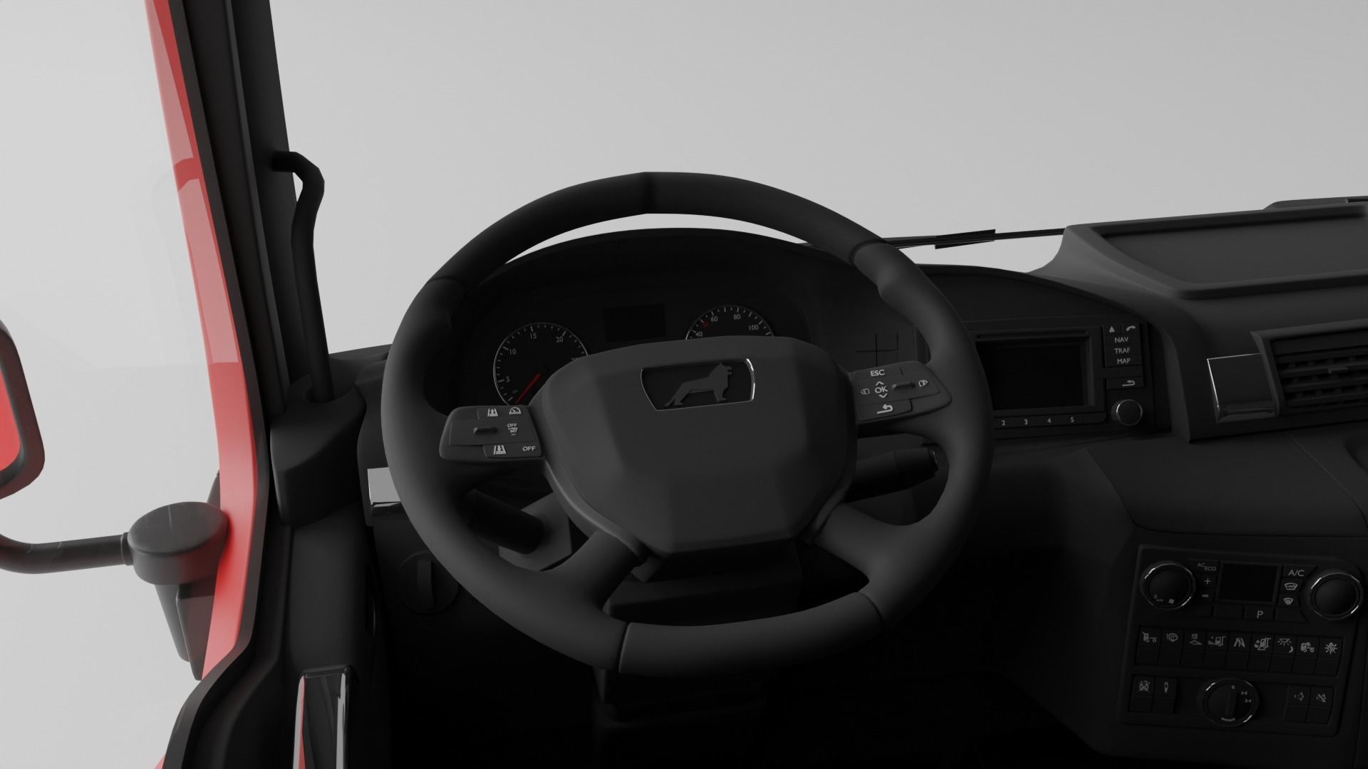 MAN TGM 18 LQ Interior 3D model_3