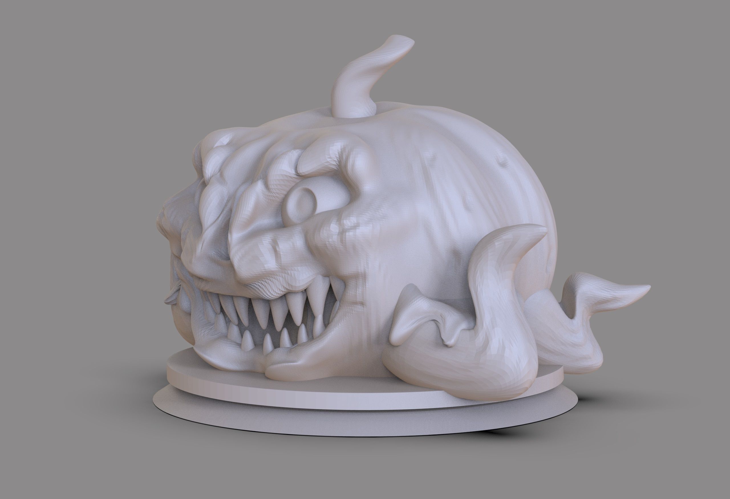 Halloween Pumpkin 3D print model_4