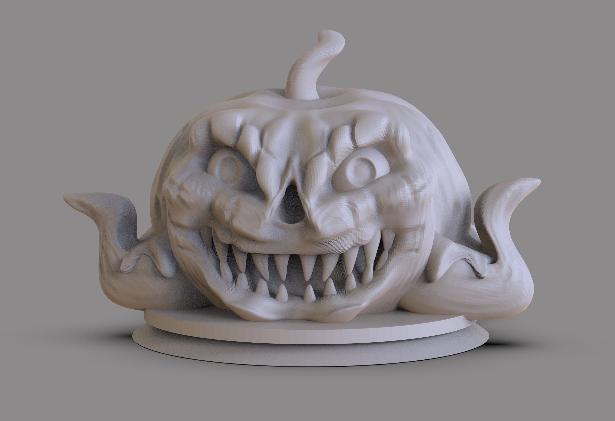 Halloween Pumpkin 3D print model_3