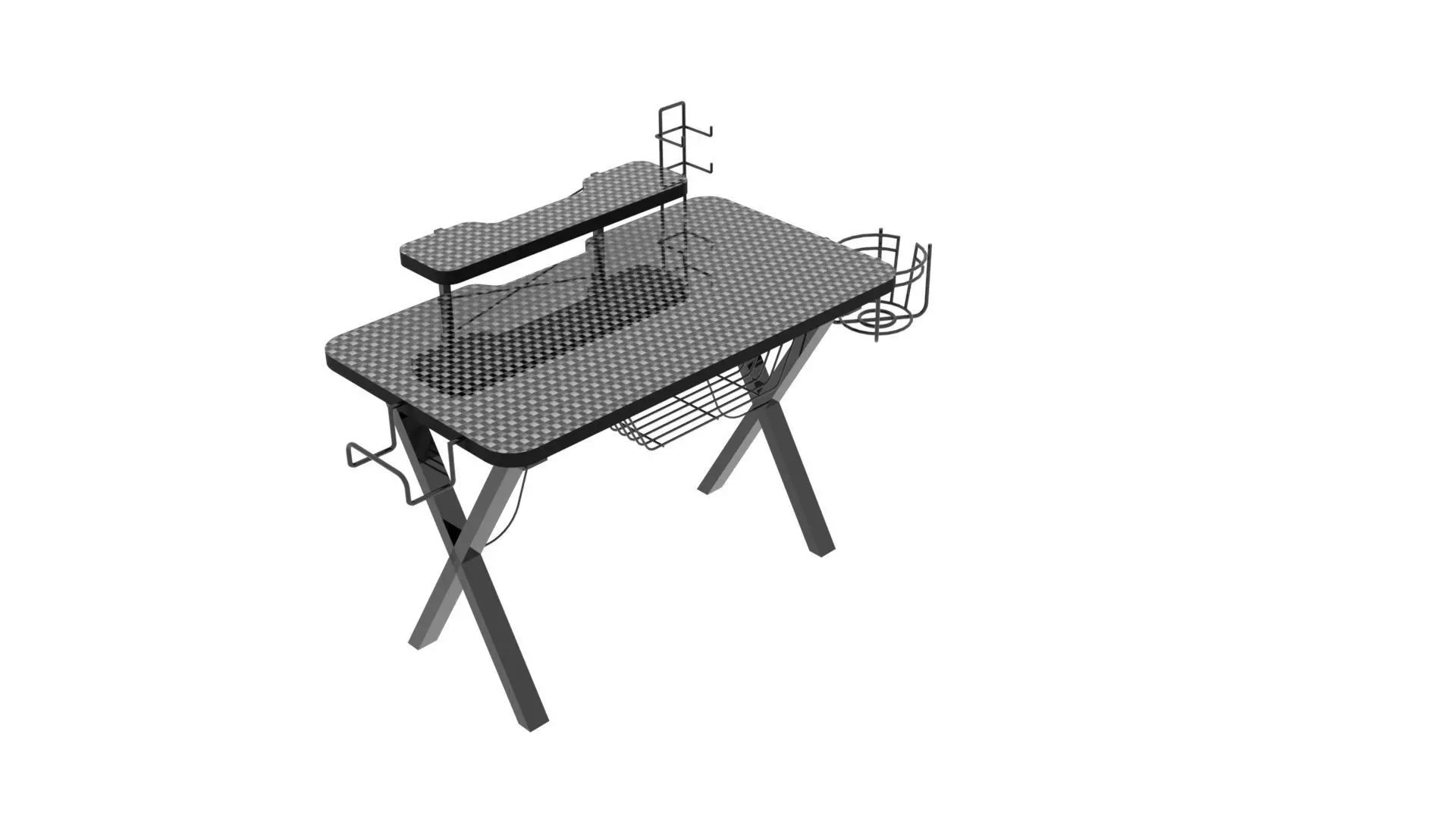 Computer Table 3D model | CGTrader