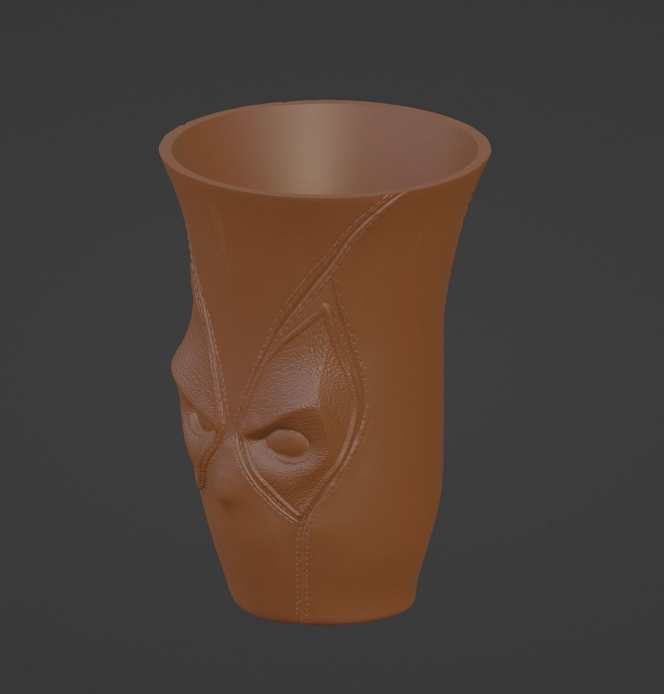 Deadpool Vase 3D print model_2