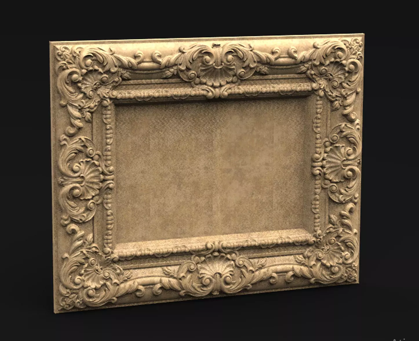 Frame Relief 10 3D print model_0