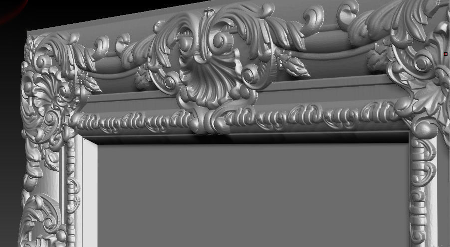 Frame Relief 10 3D print model_4