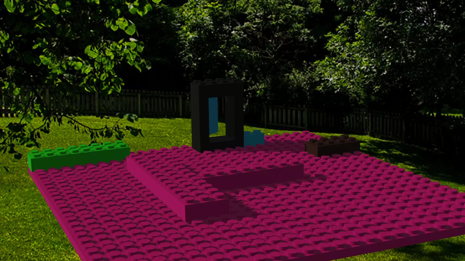 Lego Block modular Free 3D model