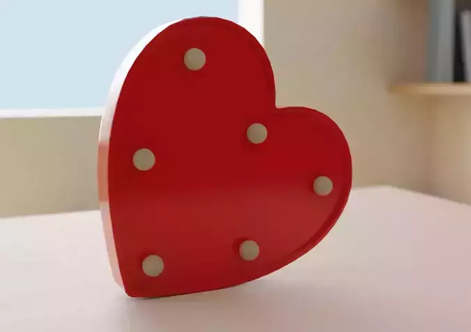 Heart-shaped Nightlight
