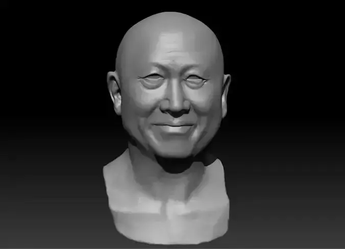 Old Korean male Head