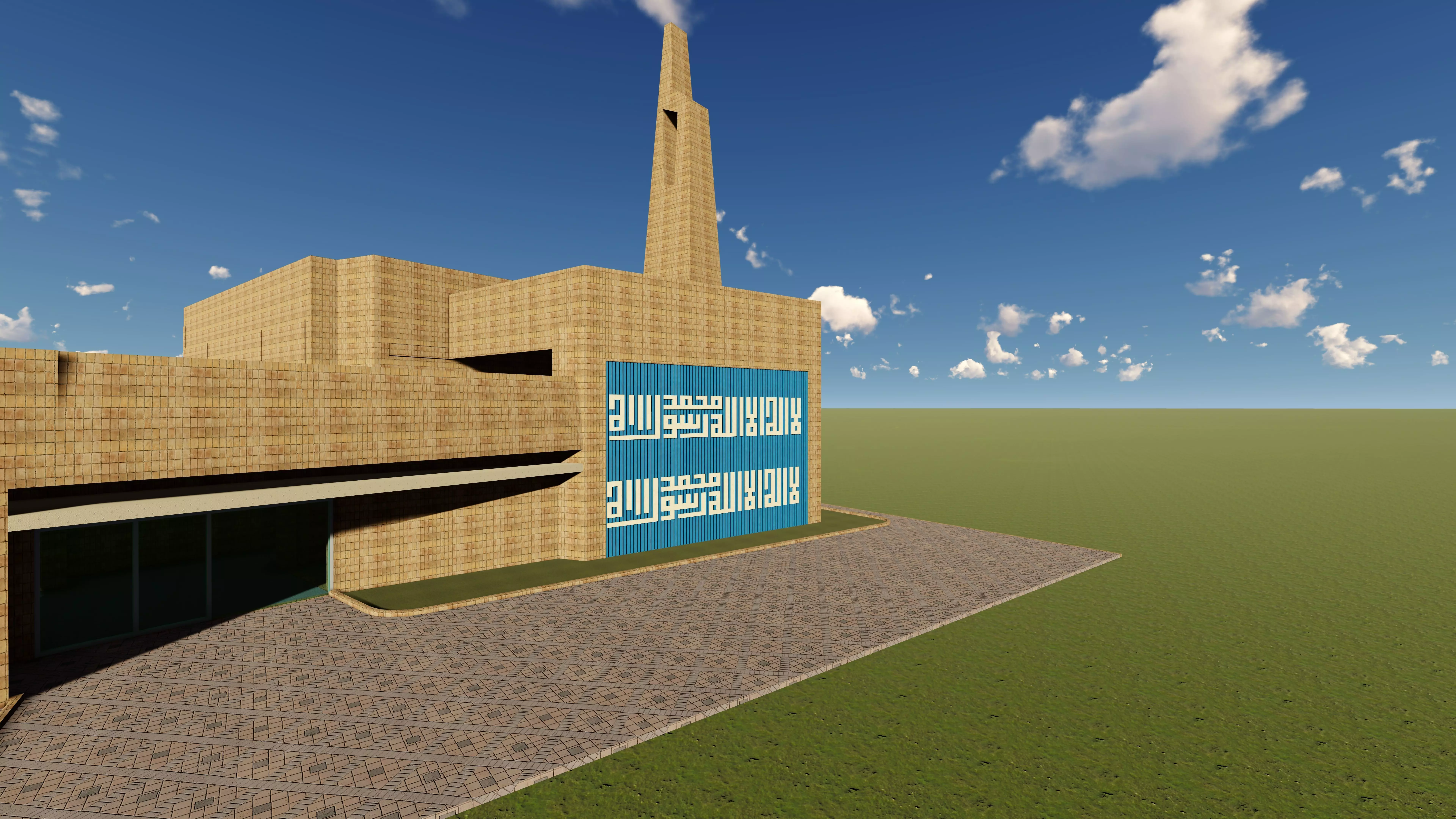 DHA MOSQUE Free 3D model