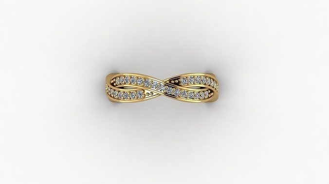 ladies ring 3D print model