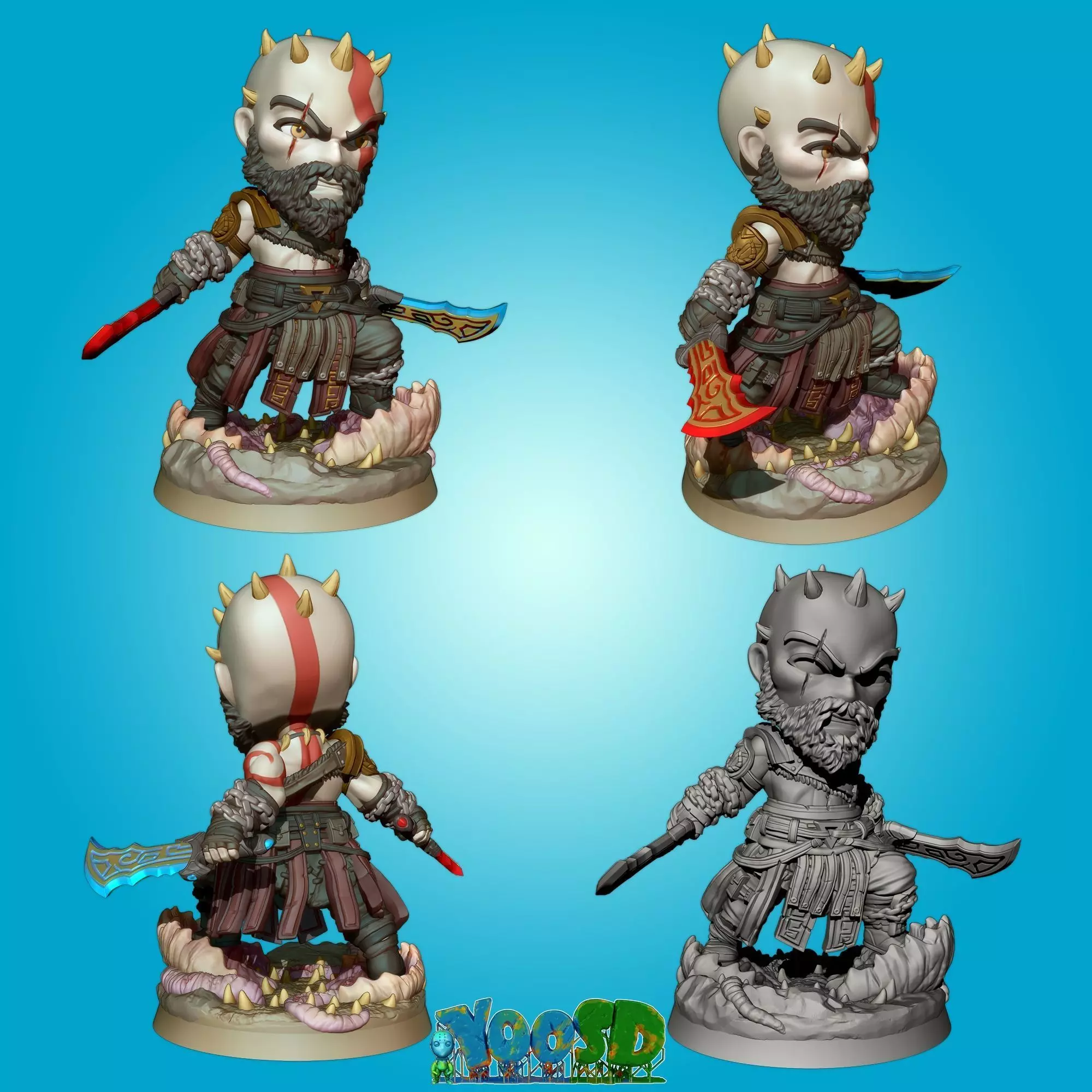 Godkiller 3D print model