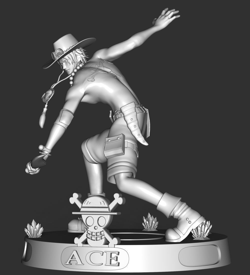 Portgas D-Ace - One Piece 3D print model_10