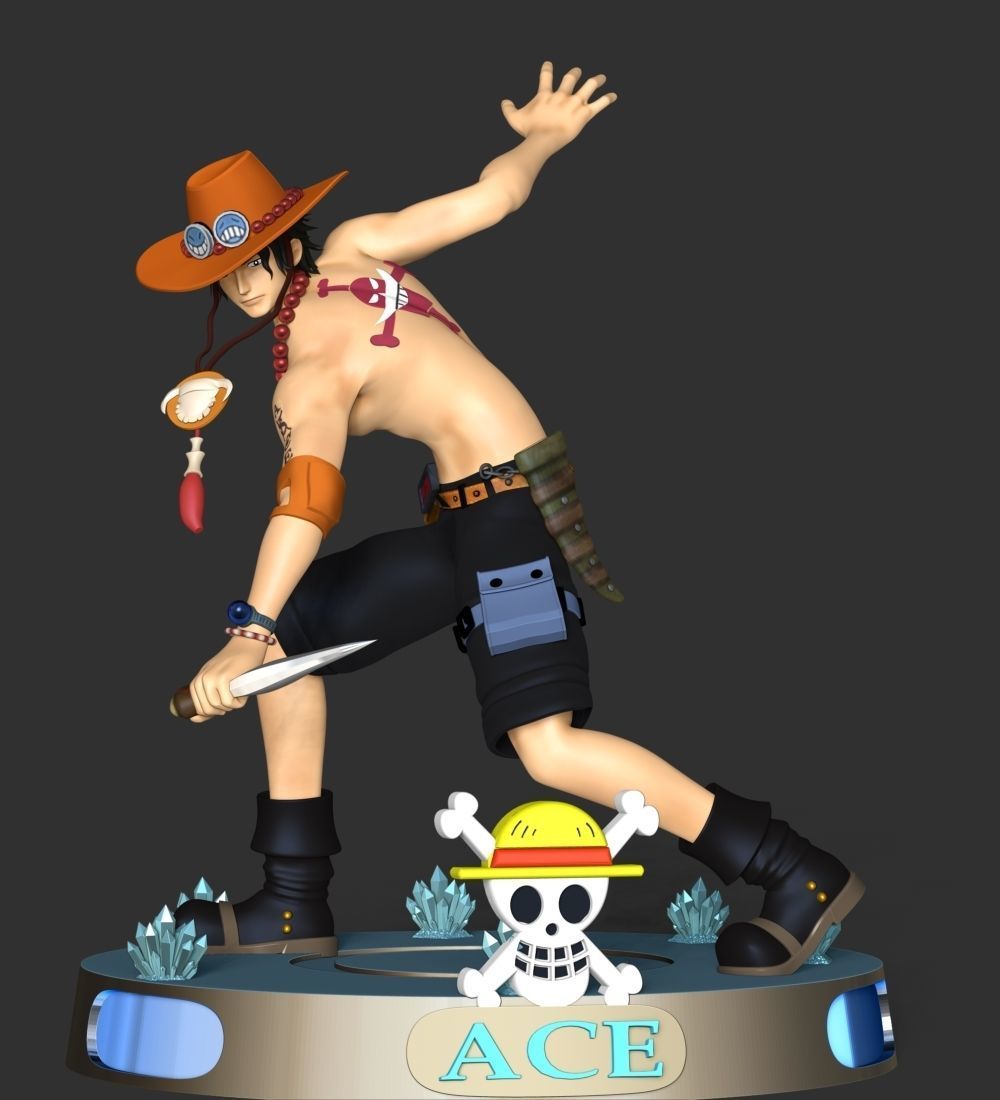 Portgas D-Ace - One Piece 3D print model_6